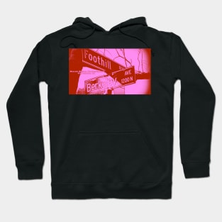 Foothill Boulevard & Berkeley Avenue, Claremont, California by Mistah Wilson Hoodie